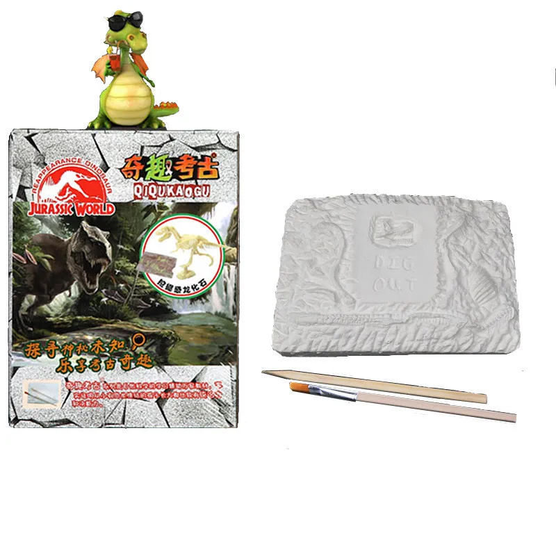 Trolltech Archaeological Creative DIY Archaeological Excavation Toy Assembled Version Reproduces Dinosaur Fossil Model Toys