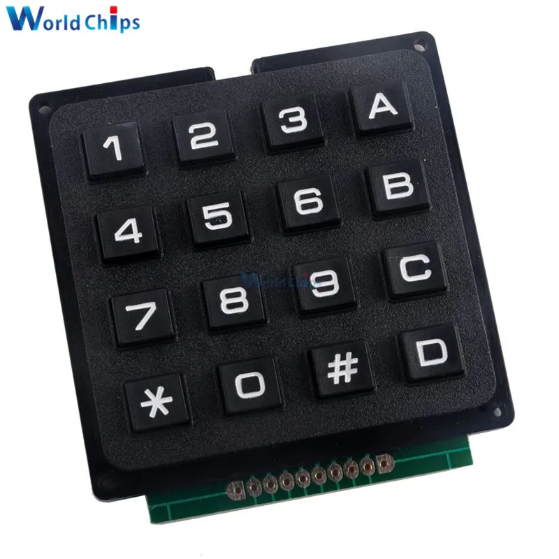 Матричный модуль клавиатуры 4x4 используется ключ PIC AVR Stamp Sml 4*4 пластиковый