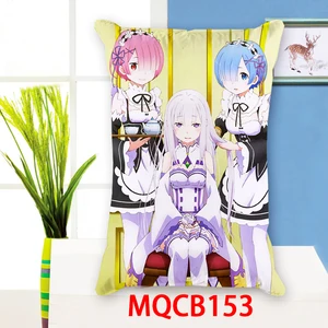 Re : Zero kara Hajimeru Isekai Seikatsu прямоугольная Подушка Чехол наволочка с Аниме Чехол Подушка dakimakura чехол