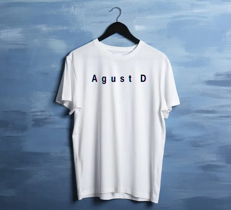 Agust D футболка Suga Женская в стиле K Pop Merch с надписью Jungkook Jhope Rap Monster Bangtan Boys футболки