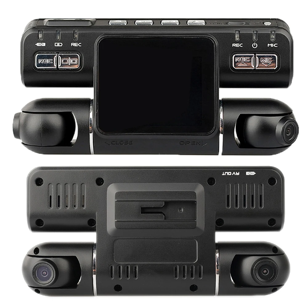

Dual Lens Car DVR 2018 New Camera Video Recorder 120 Plus 120 Degree Wide Angle G-Sensor 2.0 Inches LCD HD Multilingual Dash Cam