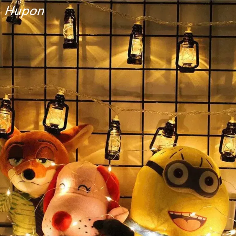 Светодиодная гирлянда на Хэллоуин яркое освещение украшение винтажная