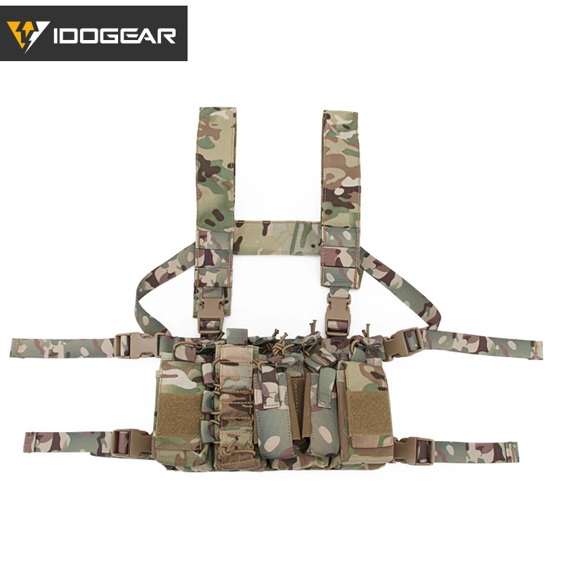 IDOGEAR тактическая Грудь Rig D3CR пластина Перевозчик жилет Cordura страйкбол военная