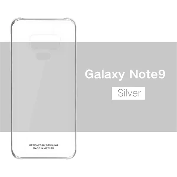 Samsung Note Galaxy Note9 Чехол 9 прозрачная задняя крышка 360 милый роскошный противоударный жесткий защитный чехол для ПК чехол для телефона - Цвет: Samsung Note9 Sliver