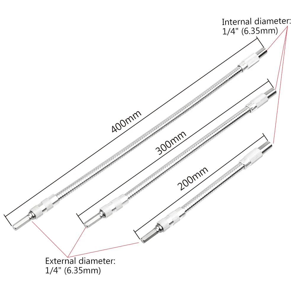DIYWORK удлинительная отвертка сверла гибкий вал универсальный для электроники