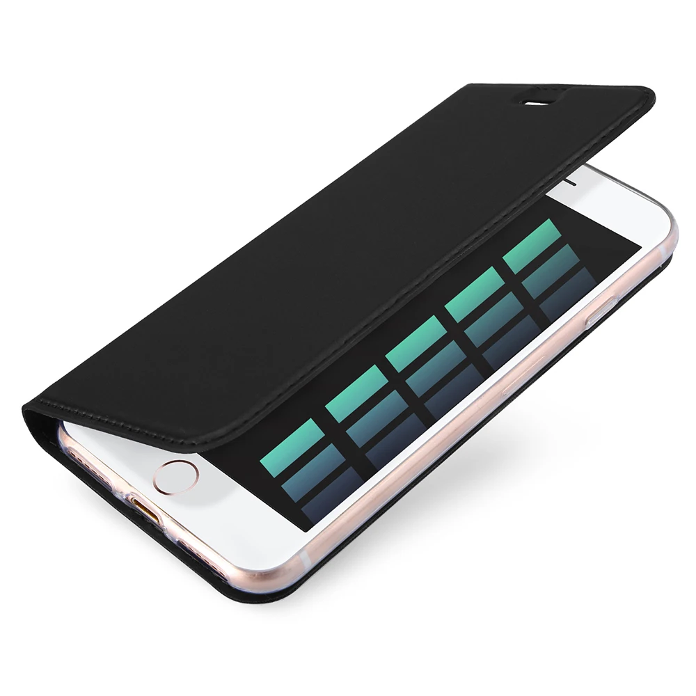 чехол на iphone 8 7 UX DUCIS кожаный флип для плюс Роскошный кошелек Книга телефон 6 6s