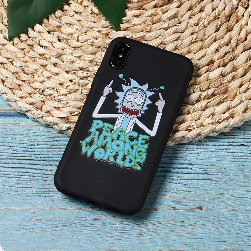 15 Рик и Морти Забавный мультяшный комикс мем забавная цитата для iPhone 11 Pro 8Plus X 7 7Plus XR Xs Max мягкий силиконовый матовый чехол Fundas - Цвет: 15