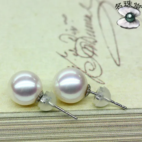 Серебро 925 реальные природные большой Akoya натуральной морской воды жемчужные