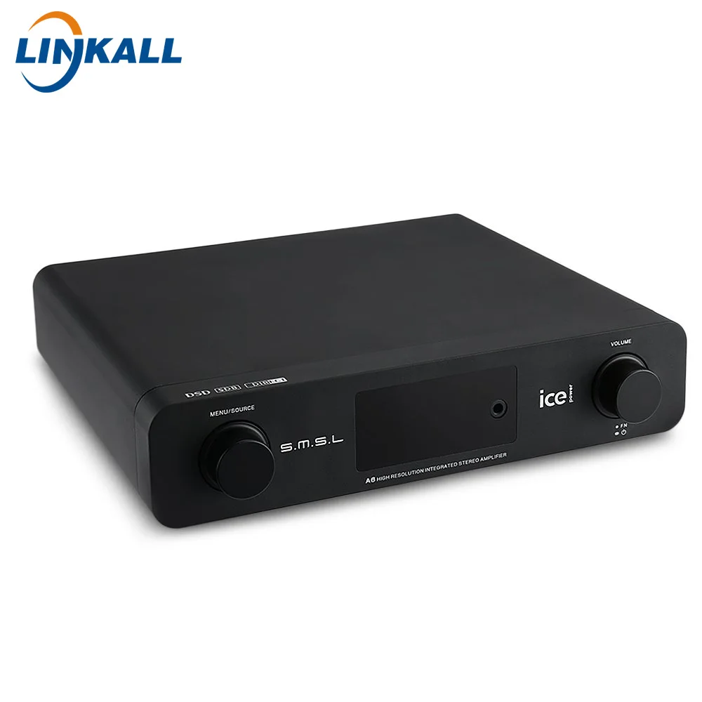 A6 Высокого Разрешения Встроенный Стерео Аудио Усилитель Мощности HIFI Цифровой
