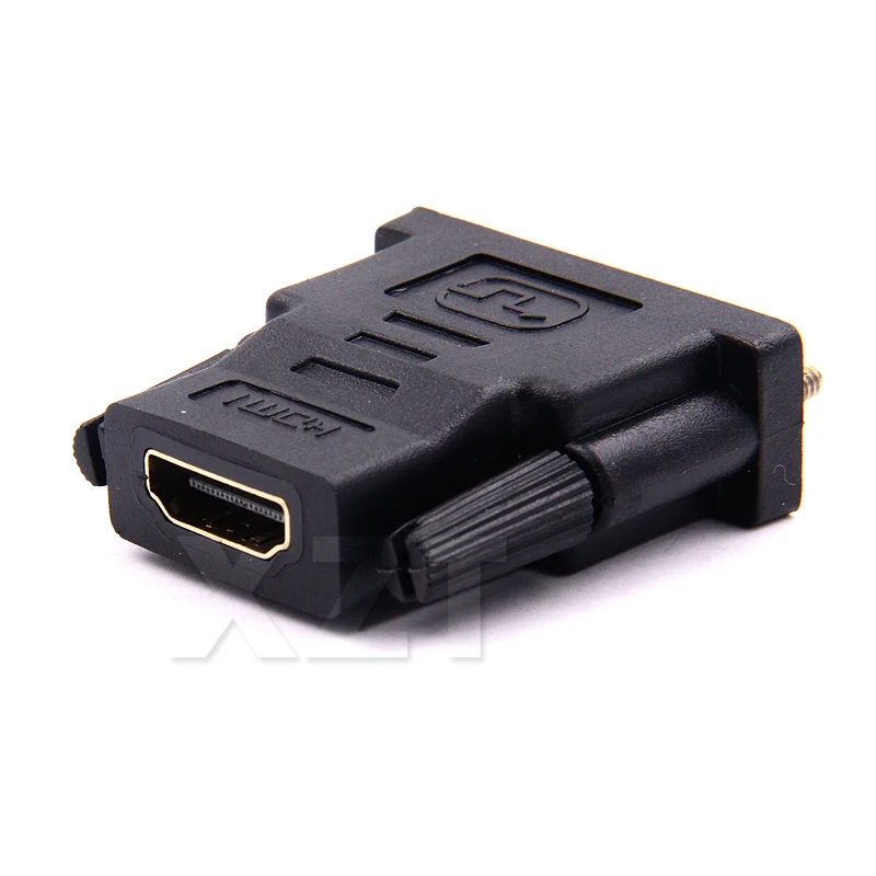 50 шт. DVI 24 + 1 штекер HDMI гнездо адаптер конвертер позолоченный к преобразователь 1080P