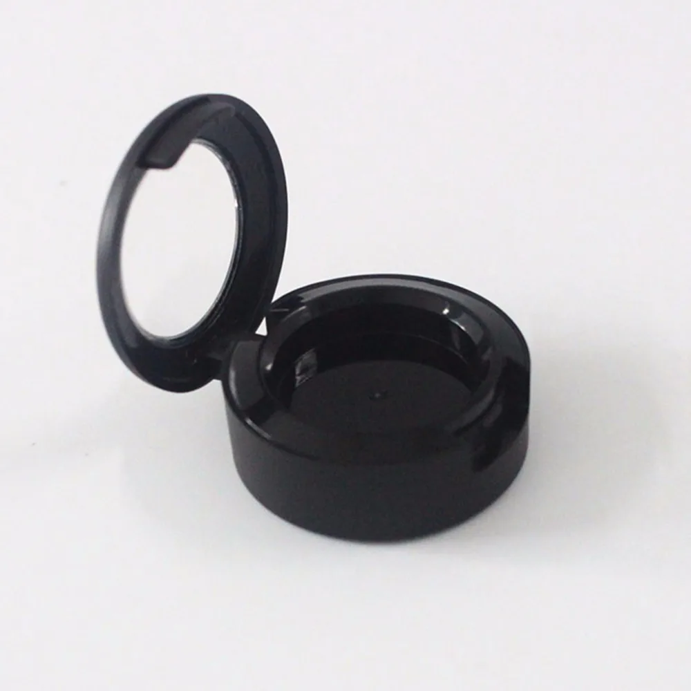 2 шт. круглый пустой чехол для теней откидной Чехол прессованная пудра пигментная