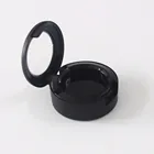 2 шт. круглый пустой чехол для теней, откидной Чехол, прессованная пудра, пигментная румяна, губная помада, упаковка, многоразовый лоток, контейнер для макияжа