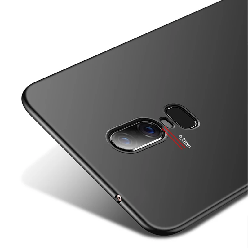 Alesser для Oneplus 6 ТПУ силиконовый чехол 360 Защита Мягкая Матовая силиконовая задняя