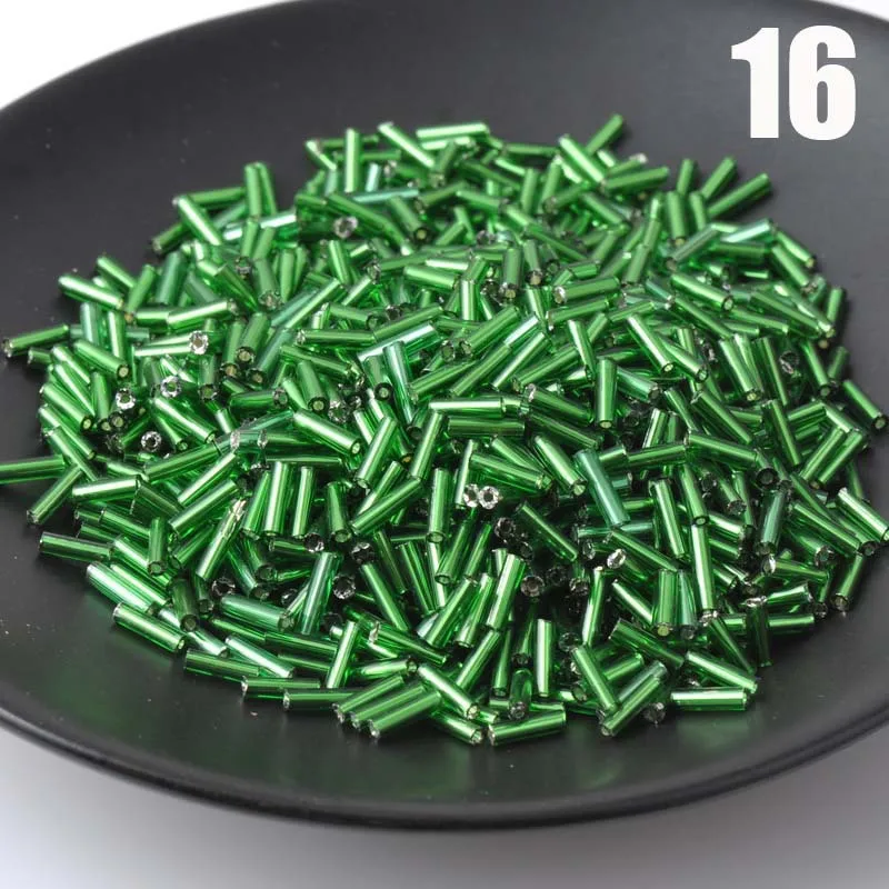 17 Color 6x2mm 1000pcs Crystal Glass Spacer beads SILVER LINED Czech Seed Beads For Jewelry Handmade DIY BL6MMG01 | Украшения и