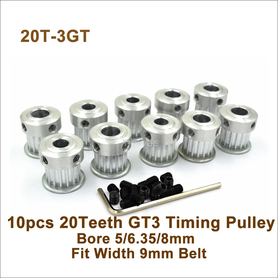 Шкив зубчатого ремня 20 зубьев 3/5/6 мм 9 т зубьев|timing pulley 20|timing pulleytiming belt |