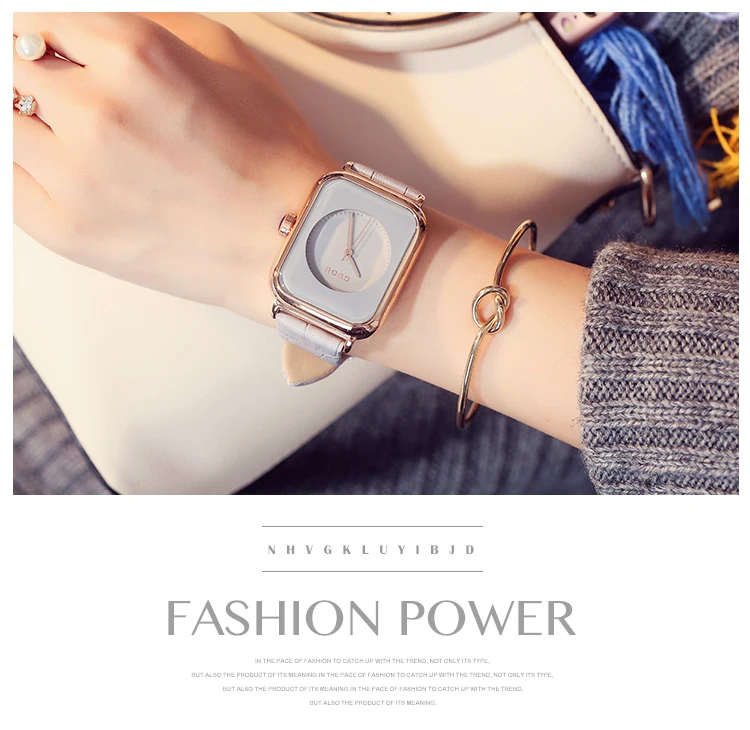 Женские часы-браслет GUOU, модные женские часы, роскошные часы reloj mujer, часы для женщин, кожаные часы для женщин, relogio saat