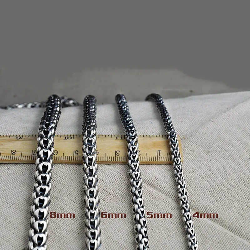 Колье в форме стрекозы 925 пробы серебро для мужчин большой стат 100% S925 цельная