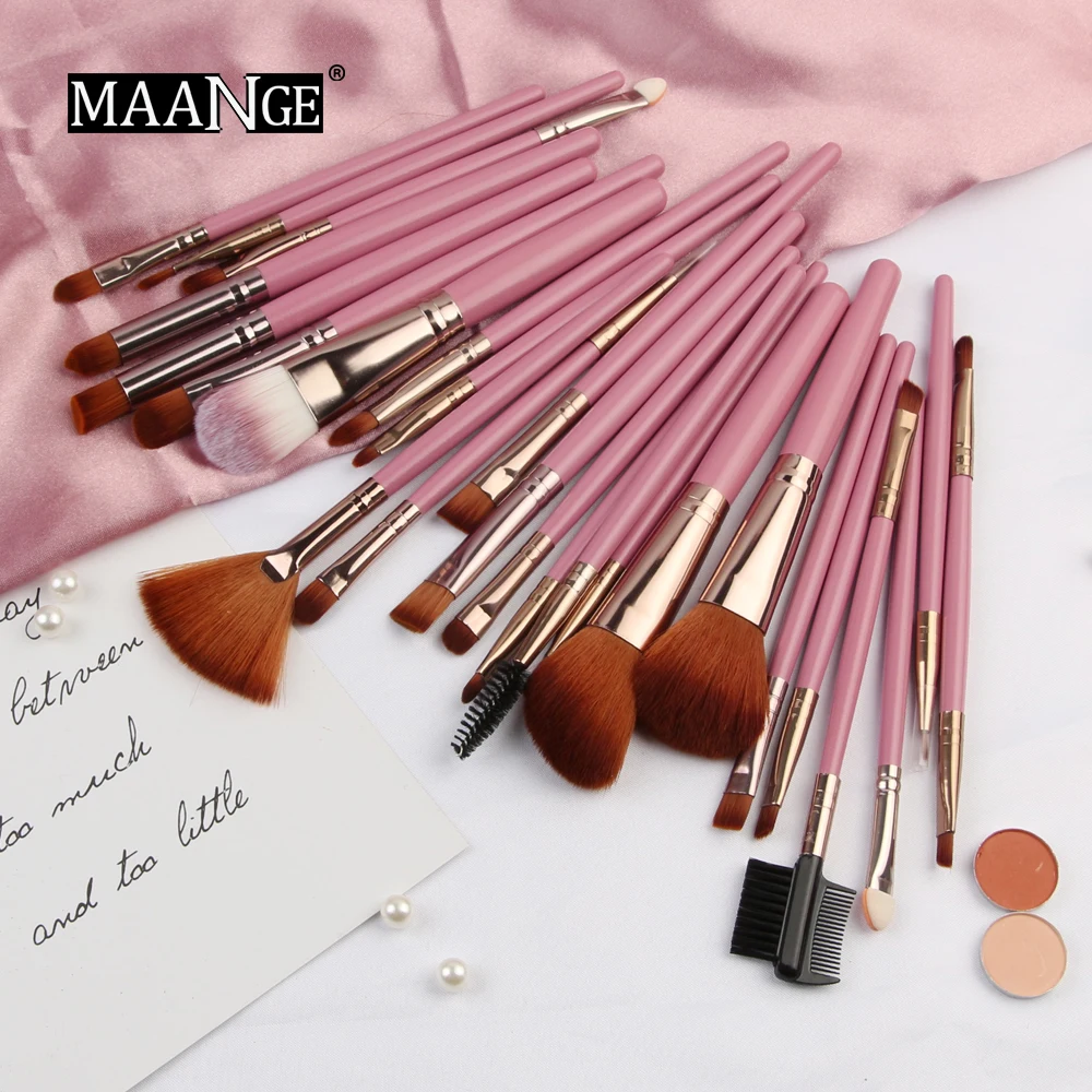 Кисти для макияжа MAANGE 25 комплектов профессиональная косметика тени век