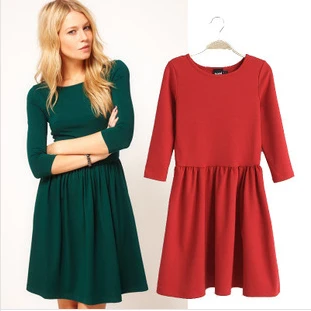 Фото Spring and Autumn Promotion 2014 Fashion Women Half Sleeve Casual Long Cotton Winter Dress D667 Женская одежда Spring and Autumn Promotion 2014 Fashion Women Half Sleeve Casual Long Cotton Winter Dress D667 Женская одежда