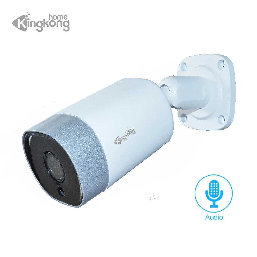Kingkonghome ip камера 48 В в POE Металл 1080 P ONVIF сетевая безопасности CCTV Обнаружение