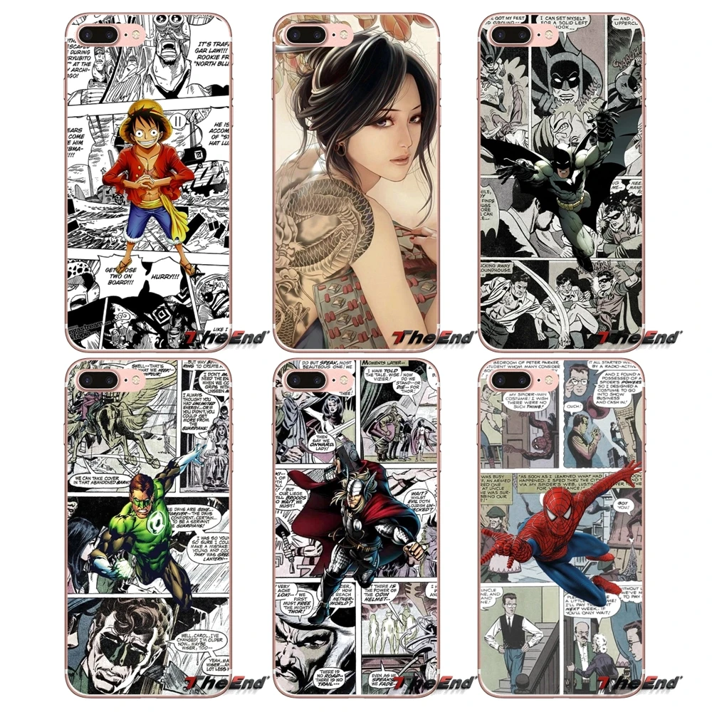 Комиксы летучие мыши Человек паук фантазия леди для iPhone X 4 4S 5 5S 5C SE 6 6S 7 8 Plus Samsung Galaxy