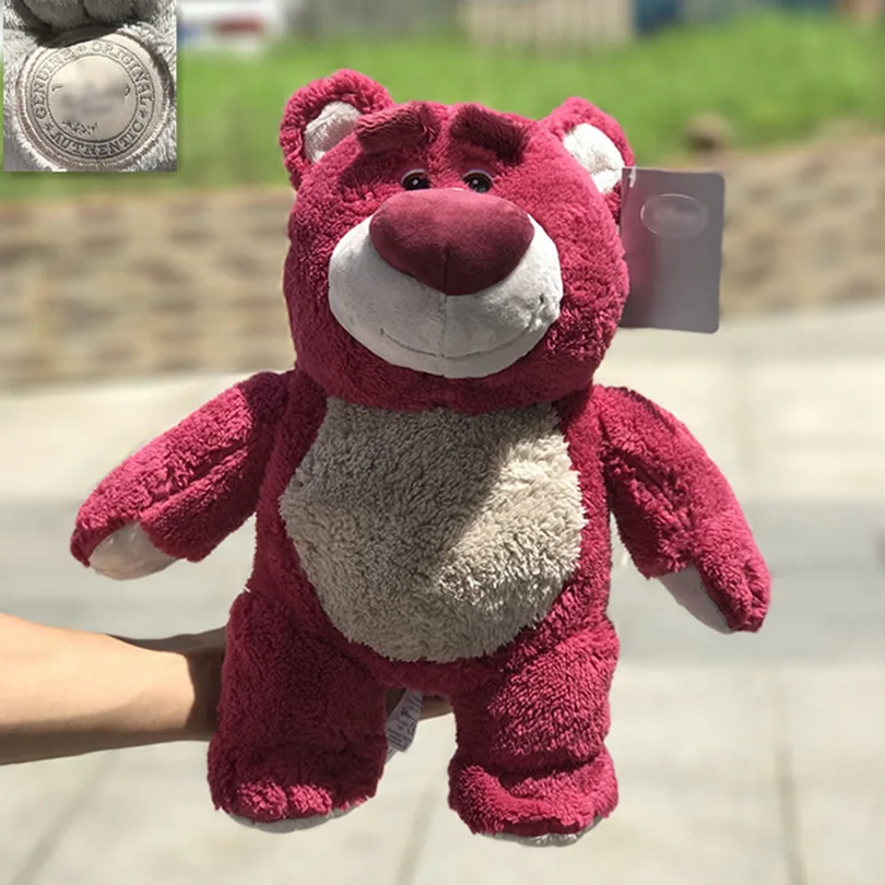 Бесплатная доставка 34 см Lotso обниматься медведь мягкая игрушка клубника история