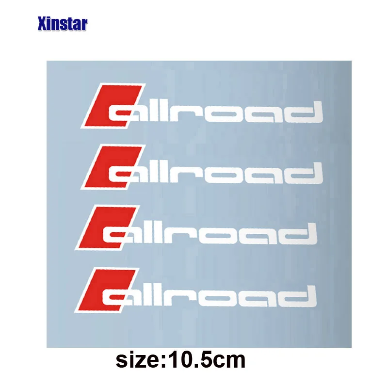 4 шт. Германия Oracal Allroad тормоза наклейки для Audi A1 A3 A4 A4L A6 A6L A7 A8 Q3 Q5 Q7 TT S RS