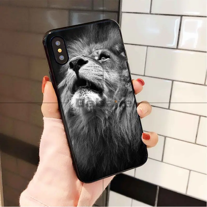 A11 Babaite животные Лев DIY Роскошный Высокий протектор на конце чехол для Apple iPhone 8 7 6 6S Plus X XS MAX 5 5S SE XR Чехол для мобильного телефона - Цвет: A11