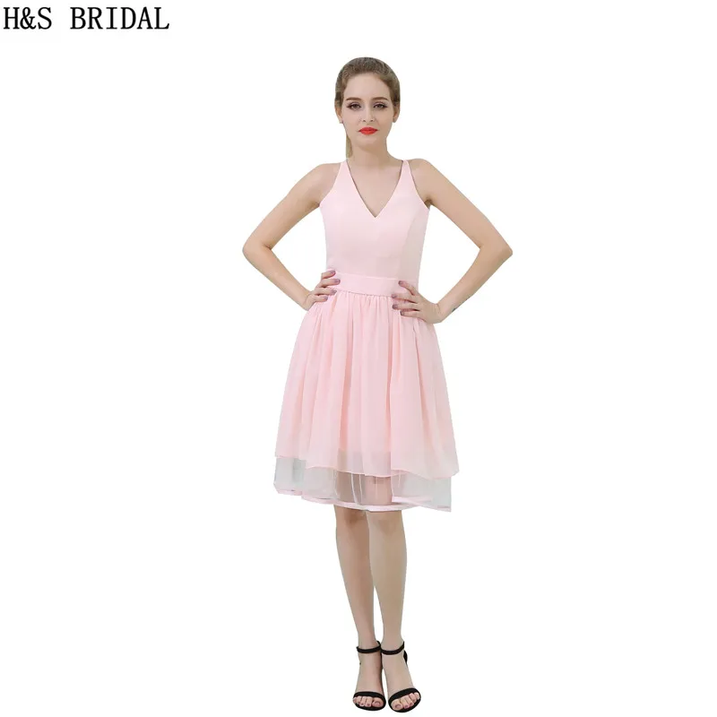 Платье для свадебной вечеринки H & S кружевное платье из шифона с треугольным