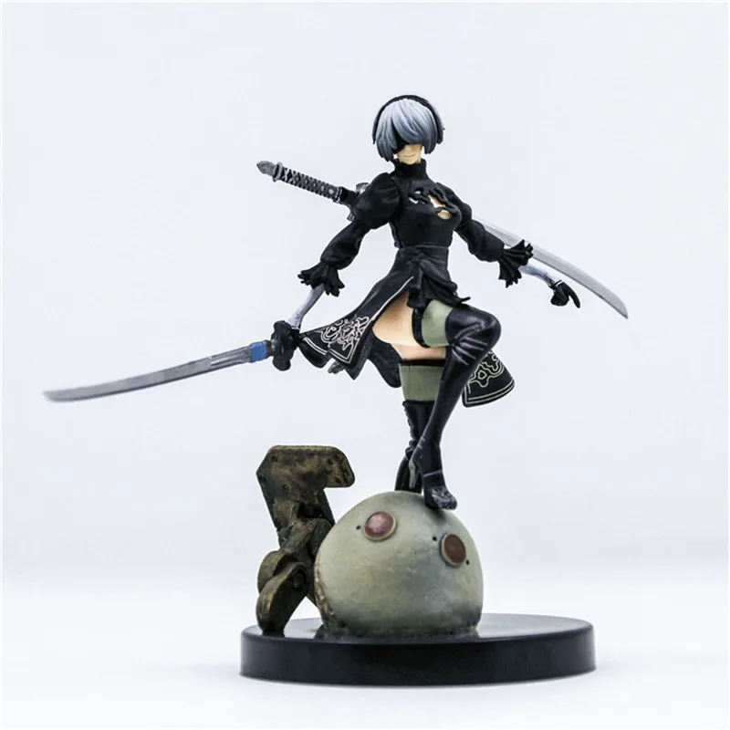 Игровая фигурка NieR Automata 2B YoRHa № 2 Тип B ПВХ с мечами Коллекционная модель игрушки