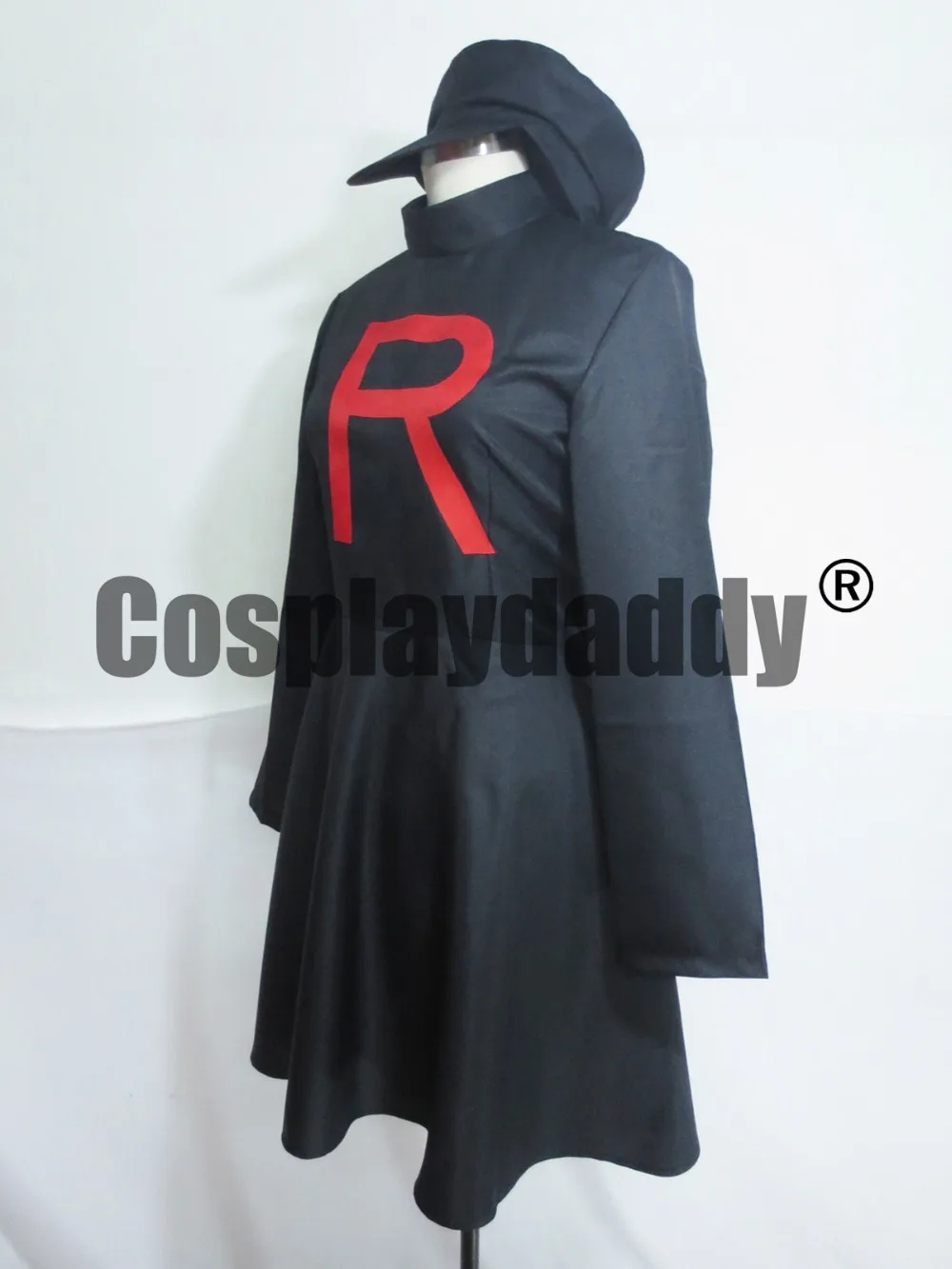 Женское черное платье для косплея Team Rocket|dress cosplay|cosplay costumeteam rocket |