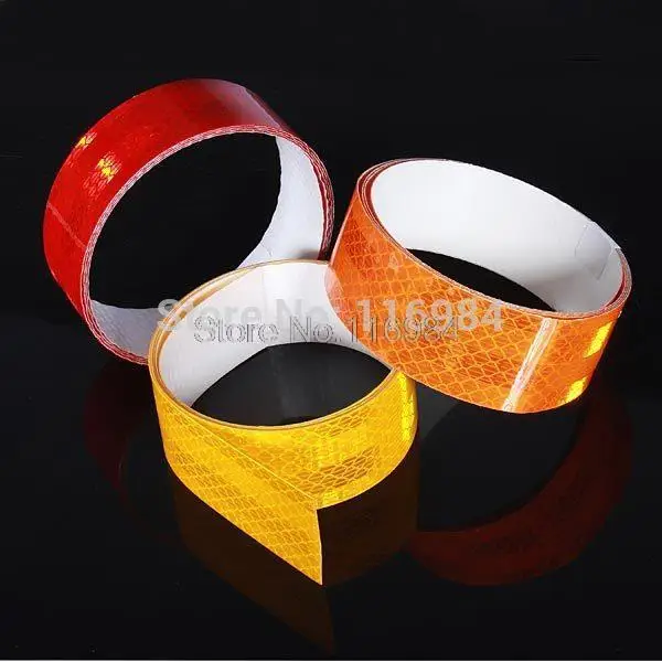 Флуоресцентная Светоотражающая наклейка сделай сам 5 см x 2 метра автомобильная