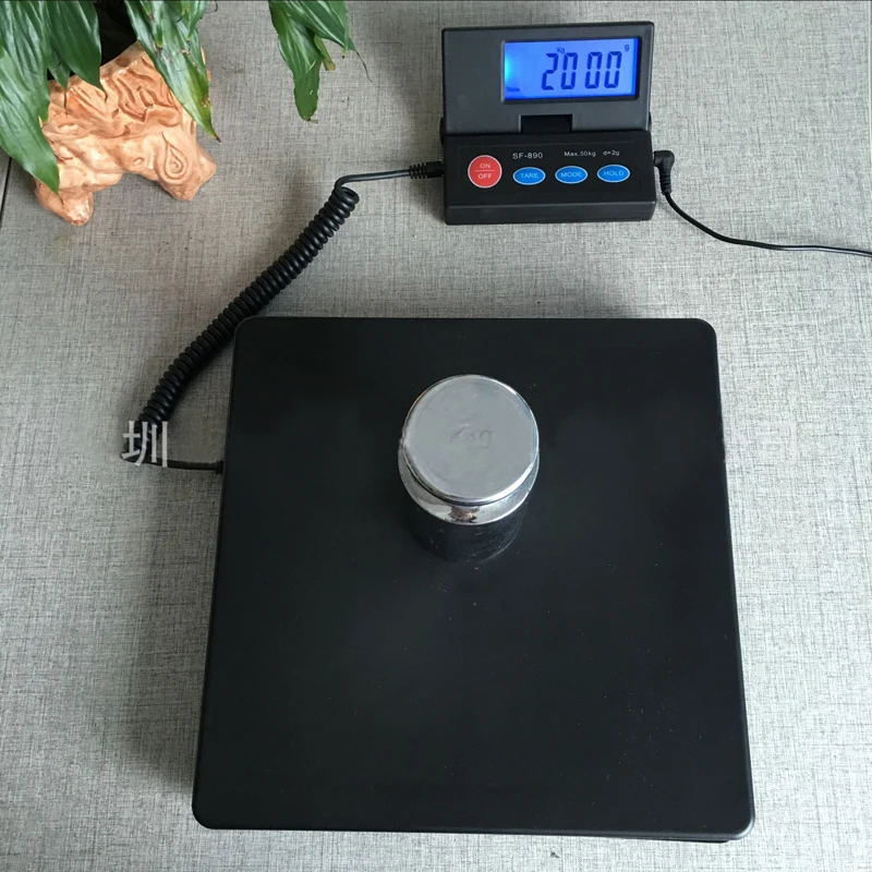 110lbs x 0,1 oz Цифровой Почтовый Вес весы тяжелых посылок почтовый офис скамейка весы с подсветкой ЖК