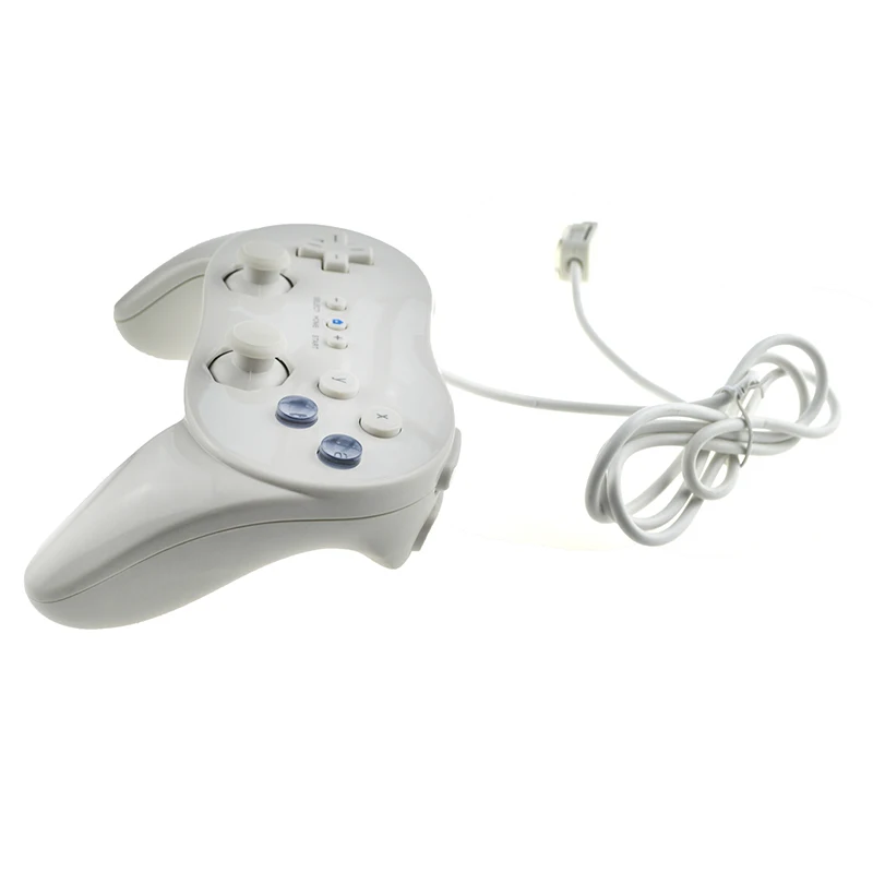 Для wii Mini классический контроллер Pro Черный Белый геймпад для wii пульт дистанционного управления аксессуары для видеоигр джойстик