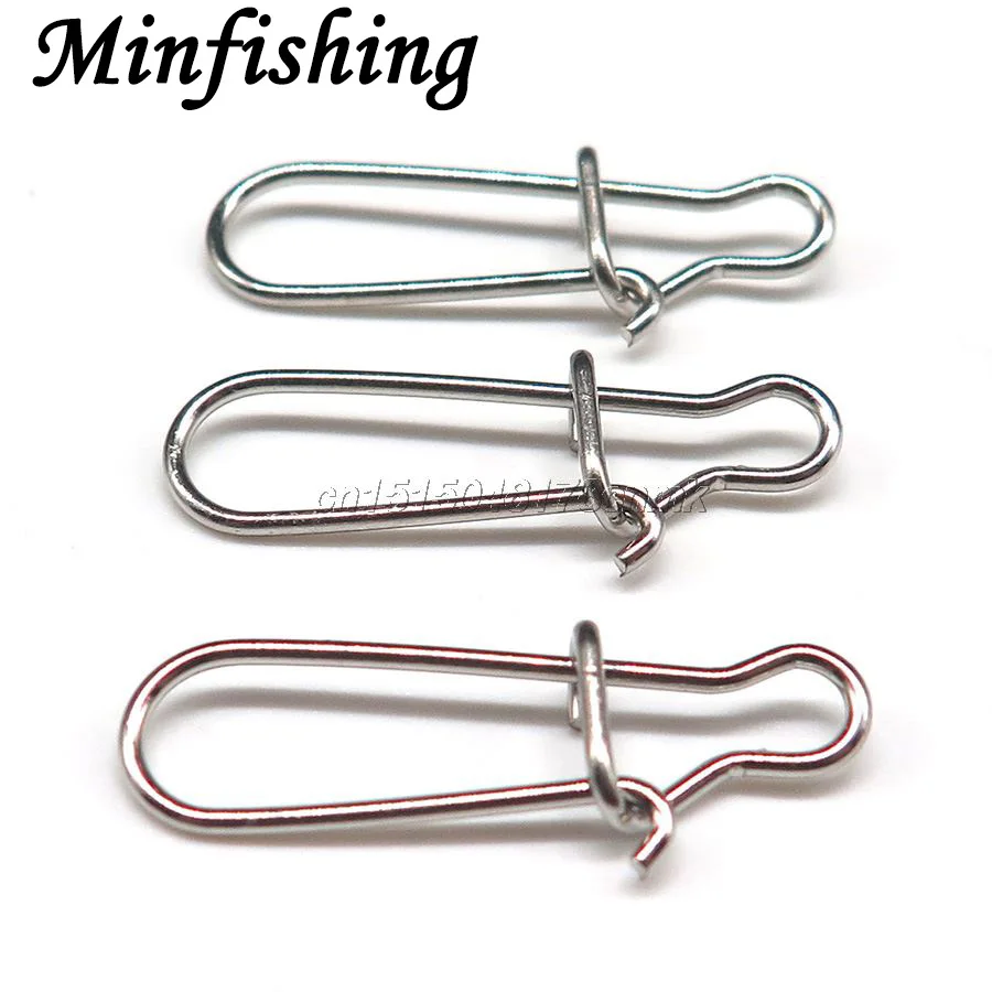 Minfishing 100 шт. Нержавеющая сталь рыболовный шарнир размер 0 6 крючок Разъем Rolling