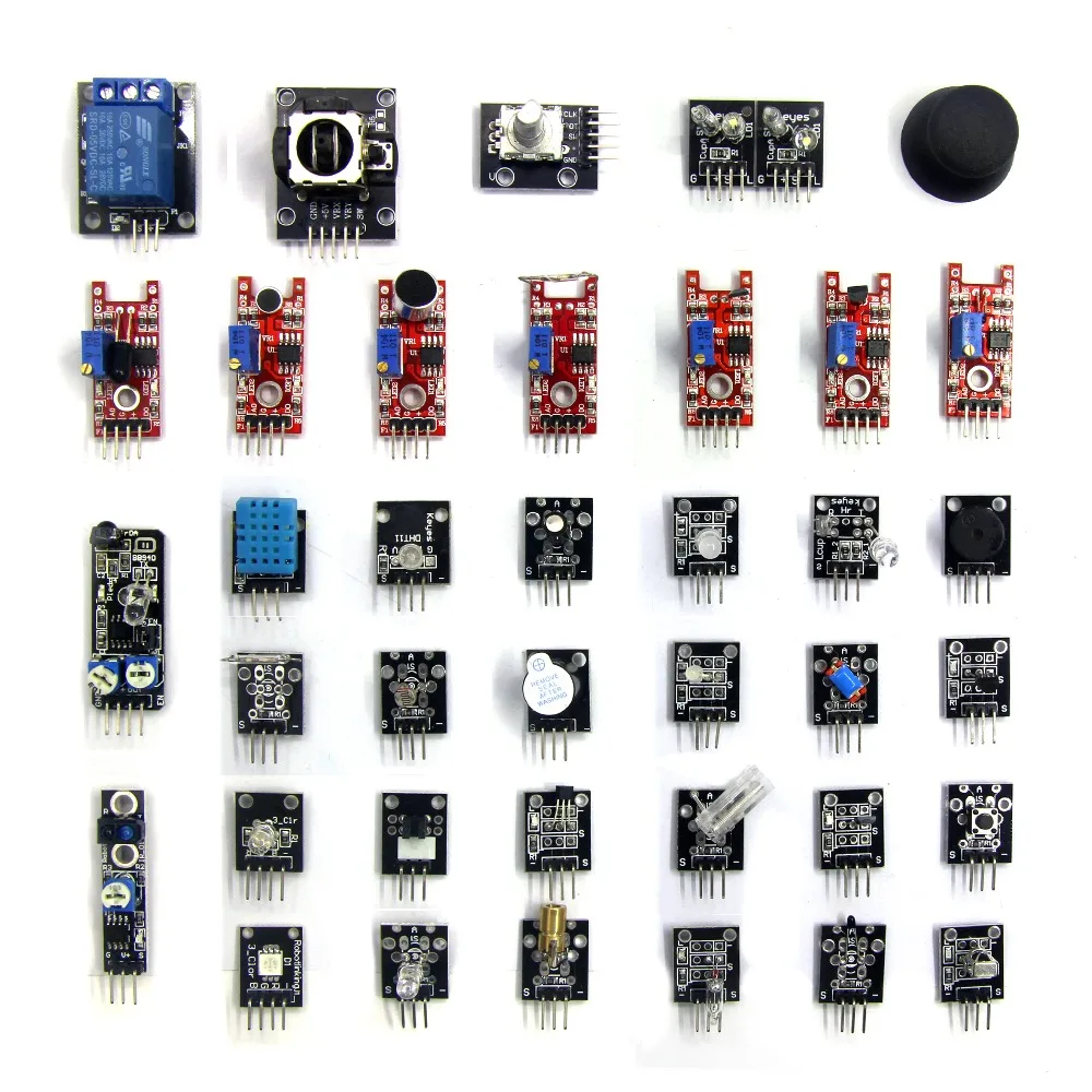 Умная электроника 37 в 1 сенсор комплект 37в1 с пластиковой коробкой для arduino Diy стартеры комплект