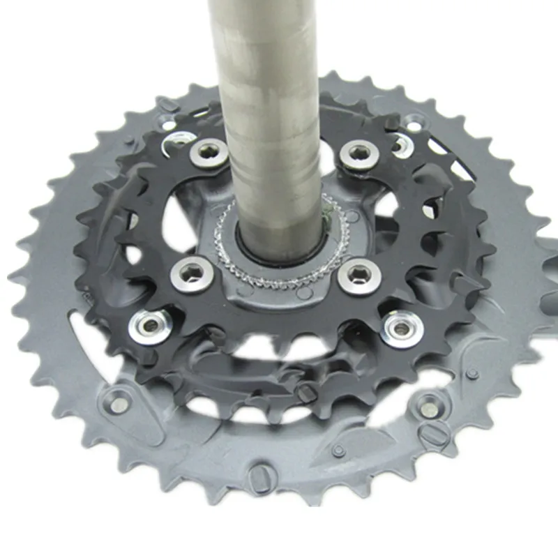 Оригинальный SHIMANO ALIVIO FC M4050 Звездочка 9/27 скоростной горный велосипед полые ОДНА