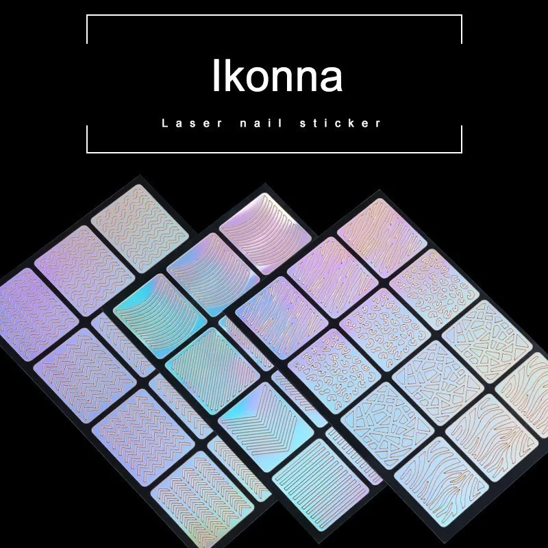 Ikonna Цифровой алфавит символ покер лазерный ногтей Книги по искусству