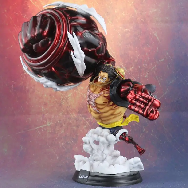 One piece gear 4 Луффи Фигурка Обезьяна д Луффи Шестерня Четыре ПВХ Коллекционная модель игрушки Аниме Фигурка figma 40 см игрушка - Цвет: NO BOX