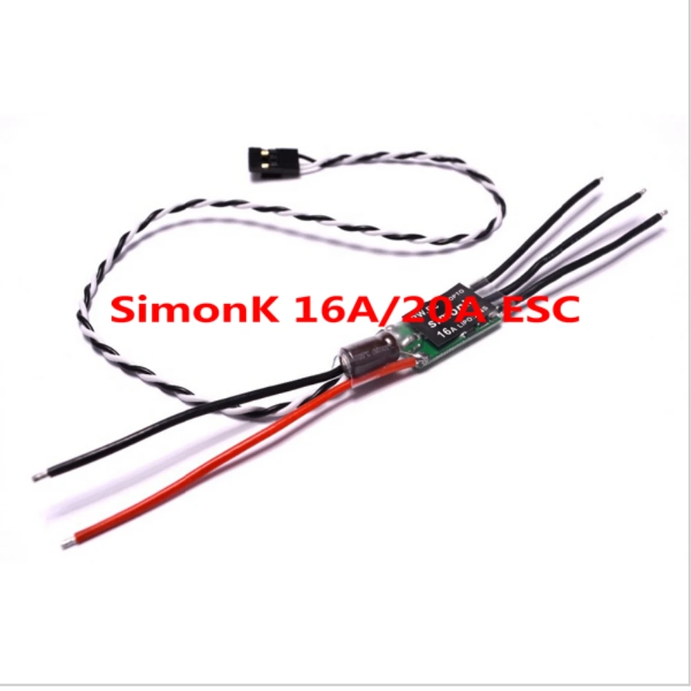 SimonK прошивка ESC mini simonk 16A 20A OPTO 2S ~ 4S rc вертолеты multirotor quadcopter multicopter ESC|esc for boat|esc