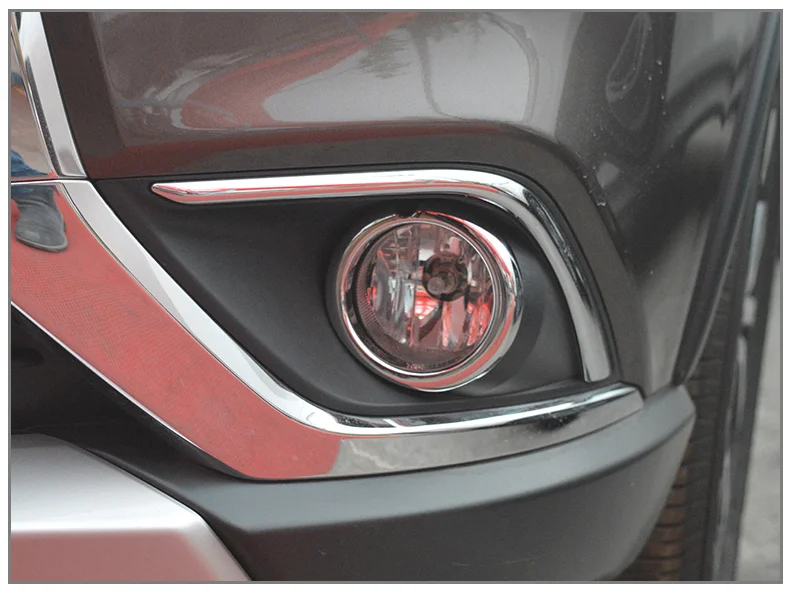 Для Mitsubishi Outlander 2013 2017 передняя противотуманная фара Защитная крышка отделка