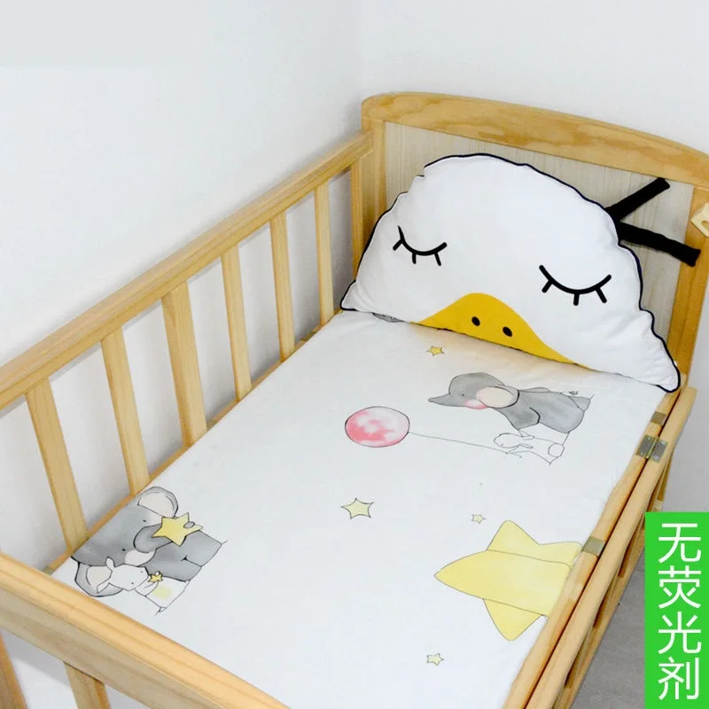 Натяжная простыня в виде клубники защитное покрытие для детской кроватки матрас