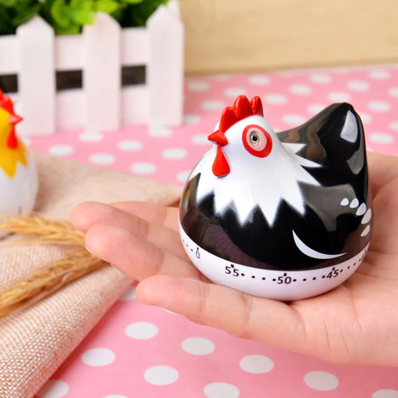 Мультяшный куриный 60 минутный обратный отсчет кухонный механический будильник