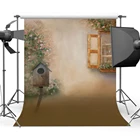 Фоны для фотосъемки с изображением старых окон, картины маслом, цветов, ретро фоны на стену для фотостудии