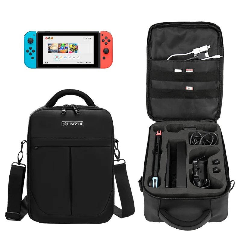 Nintendo Switch сумка через плечо коробка NS портативный водонепроницаемый рюкзак