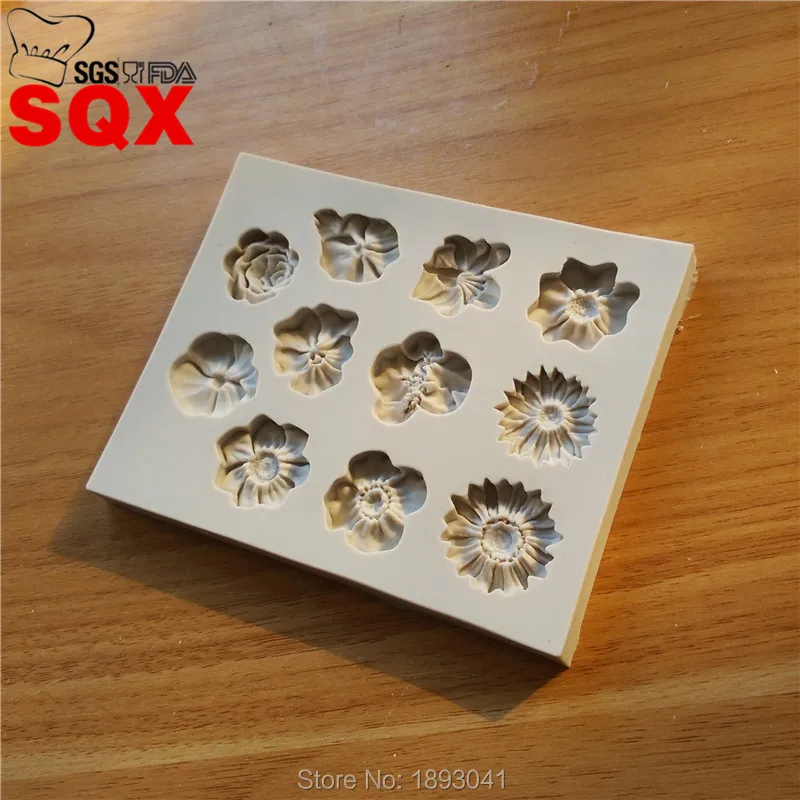 11 шт различные цветочные формы для торта инструменты украшения кухонные