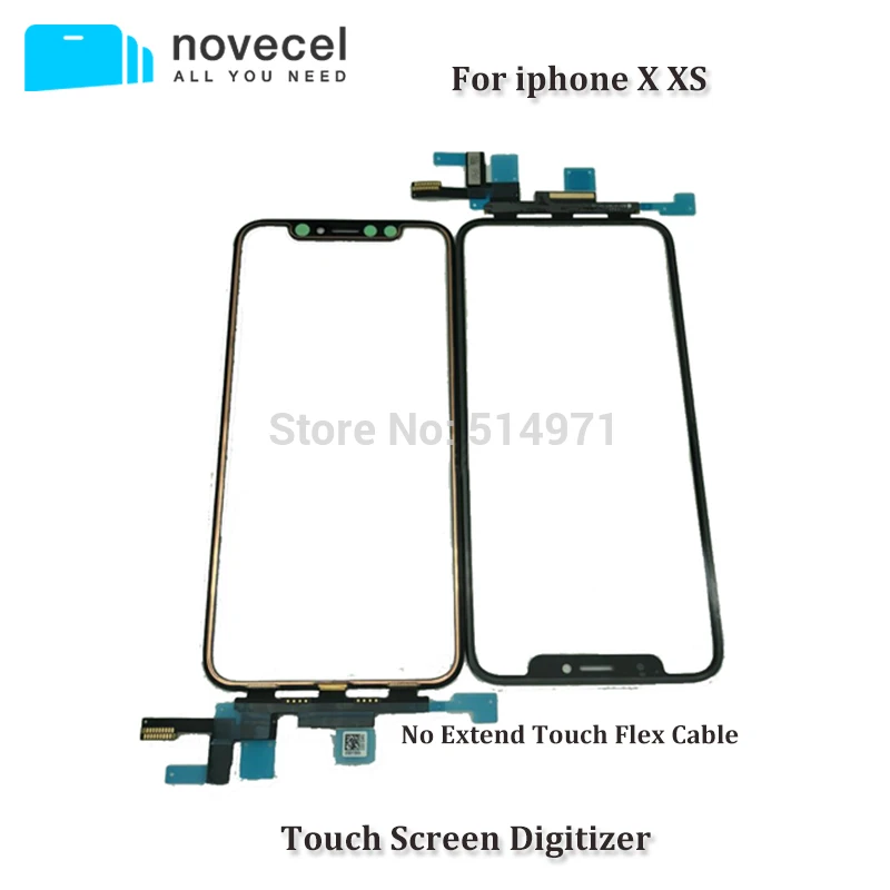 Novecel сенсорный экран дигитайзер панель запасные части с рамкой для iPhone XR сенсорный экран Переднее стекло объектив сенсор