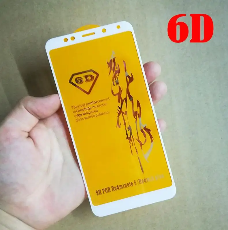 Bonaier для Xiaomi Redmi 5 plus защита экрана Взрывобезопасное 9H полное клеевое закаленное