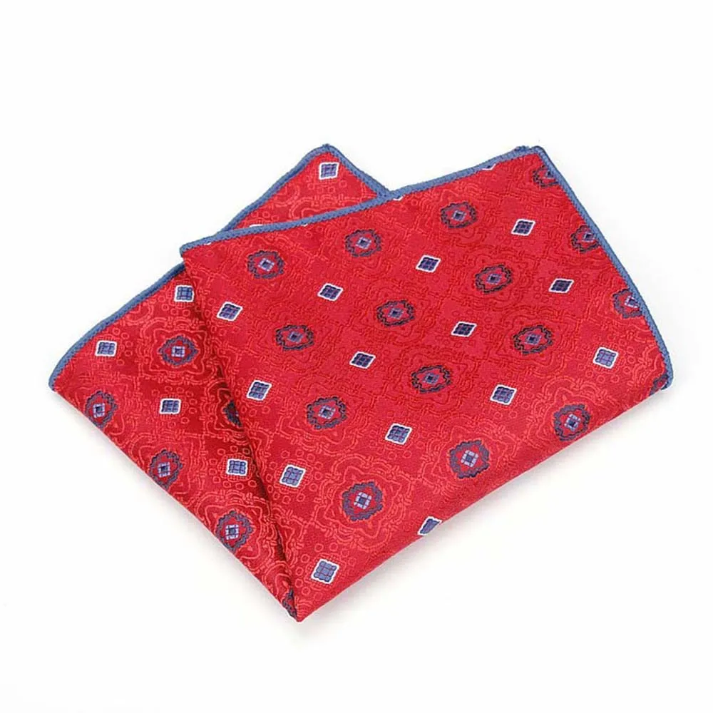 PP3 HUISHI Цветочный Карманный квадратный жаккардовый платок Hanky костюмы мужской, карманный, квадратный - Цвет: PP3