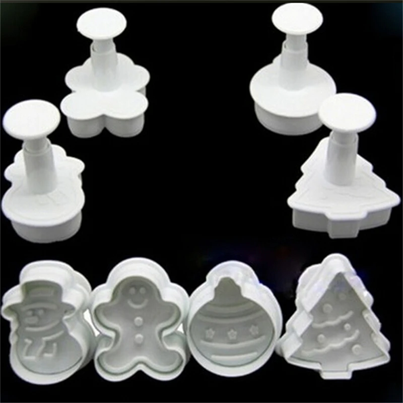 4 шт. Пластилин Playdough инструменты игрушки подарки формы лист пресс форм детская